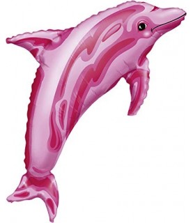 Blue Dolphin Mylar Balloon