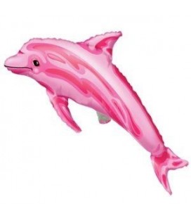 Blue Dolphin Mylar Balloon