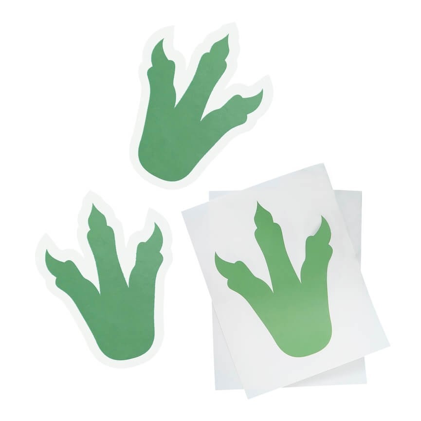 Dinosaur Foot Print Stickers