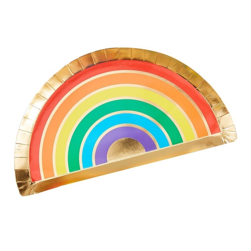 Over the Rainbow Plates