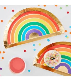Over the Rainbow Plates