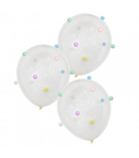 Pastel Pom Pom Balloons - Pastel Party