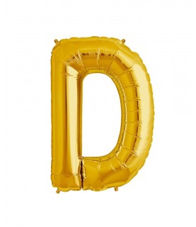 Goldener Folienluftballon "C"