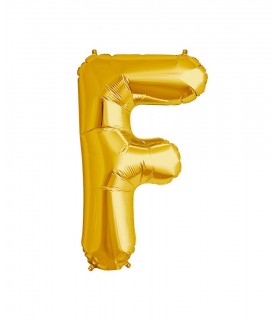 Ballon Mylar Lettre Dorée F