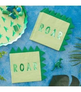 Dinosaur Shaped Napkins
