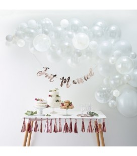 White Balloon Arch Kit