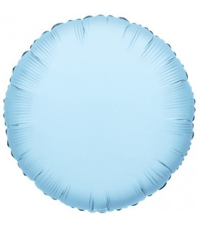 Baby Blue Round Mylar Balloon