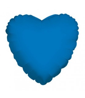 Royal Blue Heart Mylar Balloon