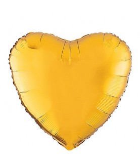 Ballon Mylar Coeur Dor