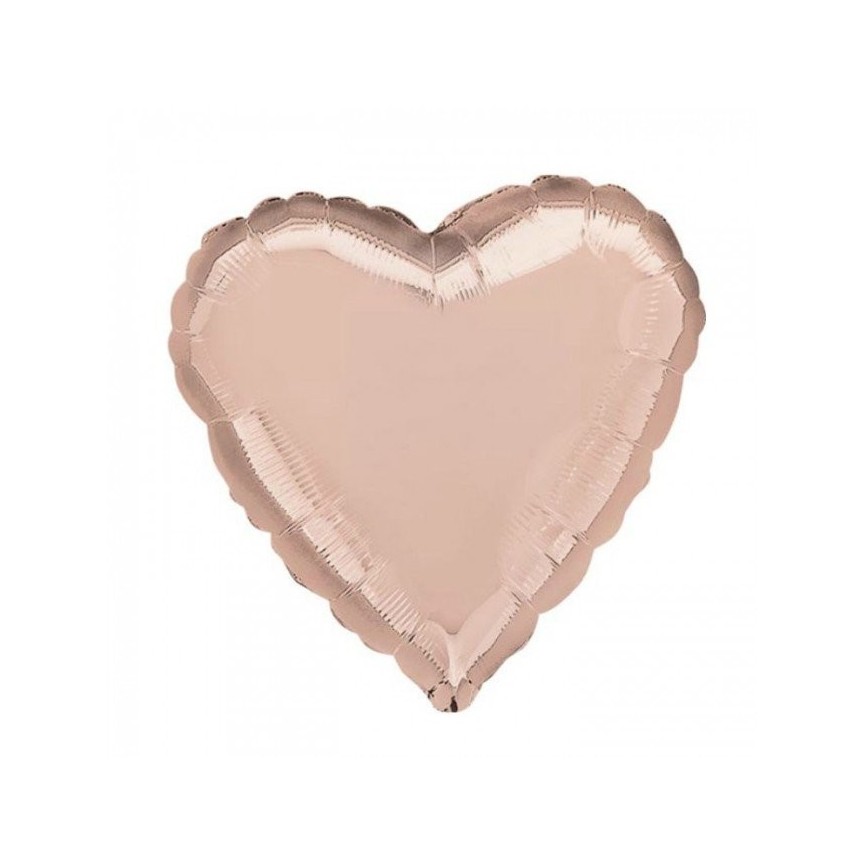 Rose Gold Star Mylar Balloon