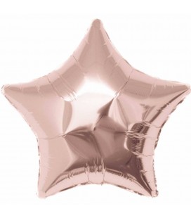 Ballon Mylar Etoile Rose Gold