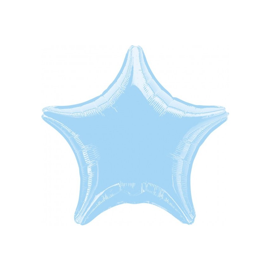 Baby Blue Star Mylar Balloon Baby Blue Star Mylar Balloon