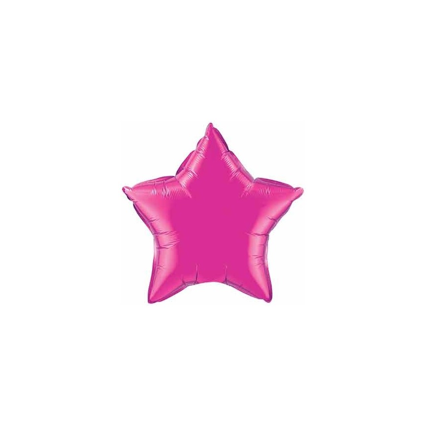 Pink Star Mylar Balloon