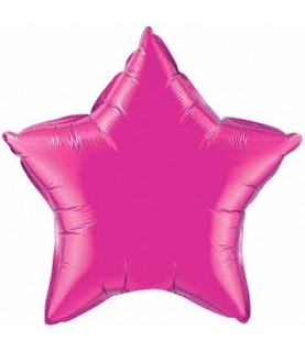 Ballon Mylar Etoile Magenta