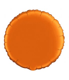 Ballon Mylar Rond Orange