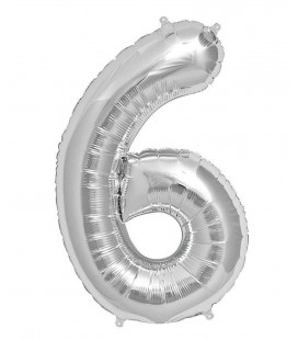 Mylar Ballon Number 6