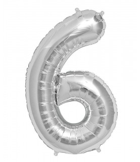 Mylar Ballon Number 6