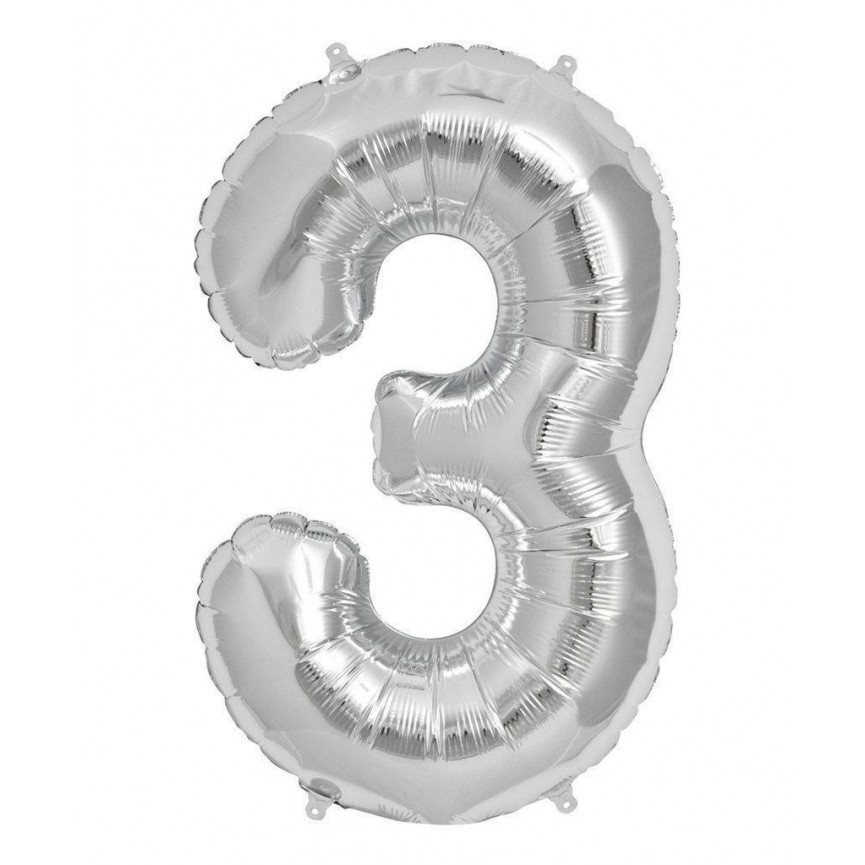 Mylar Ballon Number 3