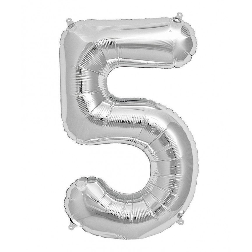Mylar Ballon Number 5