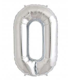 Mylar Ballon Number 0