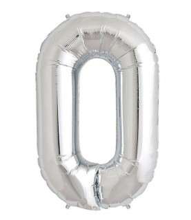 Mylar Ballon Number 0