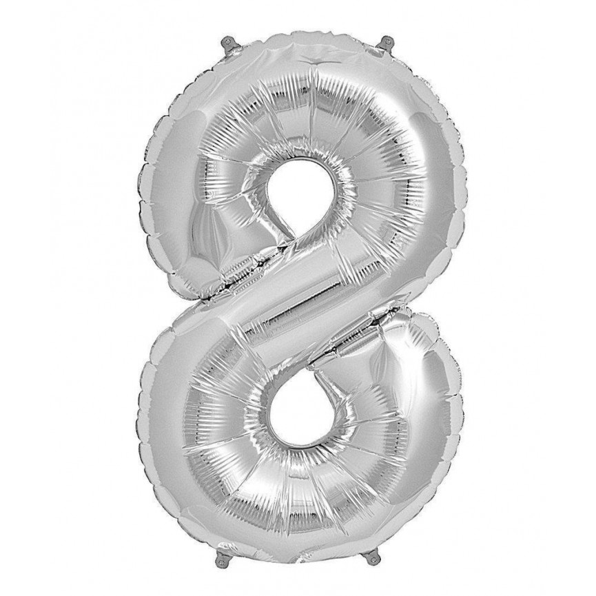 Ballon Mylar Chiffre 8