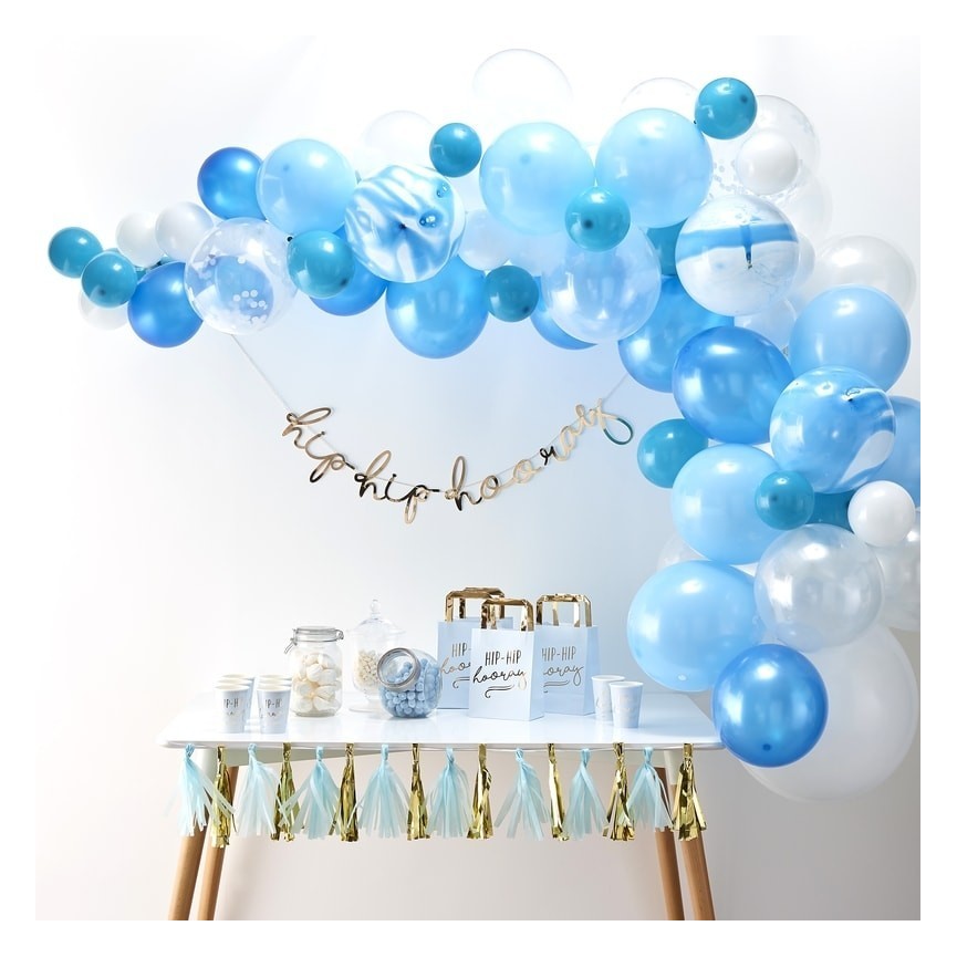 Blue Balloon Arch Kit