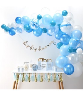 Blue Balloon Arch Kit
