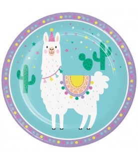 Grandes Assiettes Lama Party