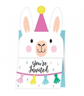 Llama Party Invitations