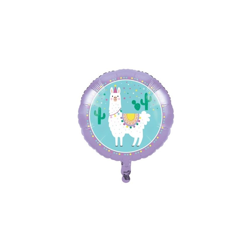 Lama Party Mylar Balloon