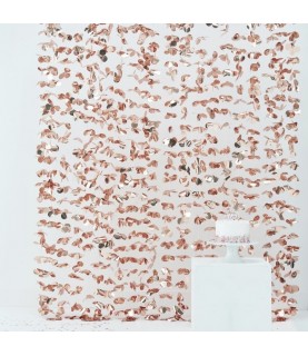Rose Gold Petal Petal Curtain