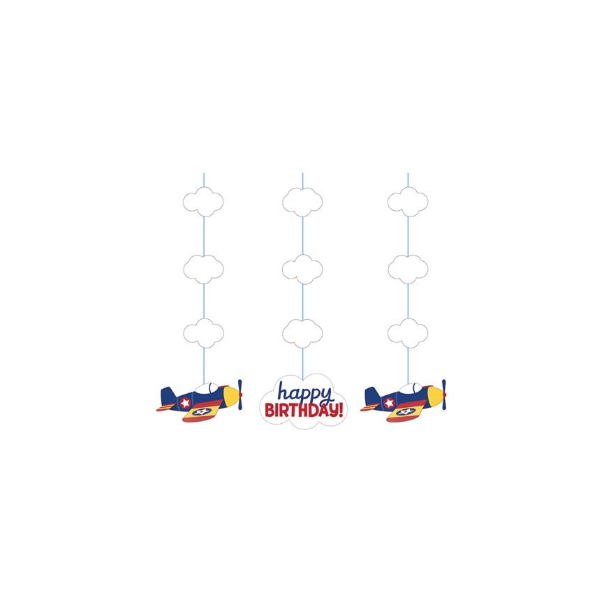 Little Airplane Hanging Cutouts