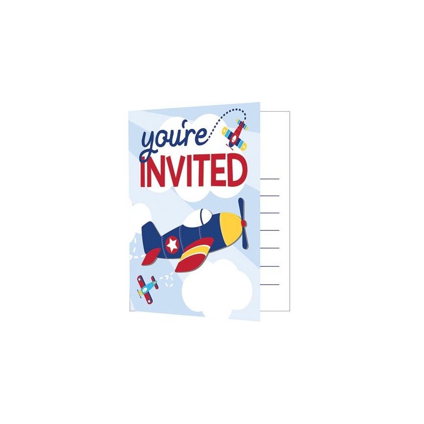 Little Airplane Invitations