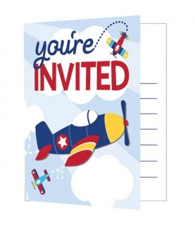 Little Airplane Invitations