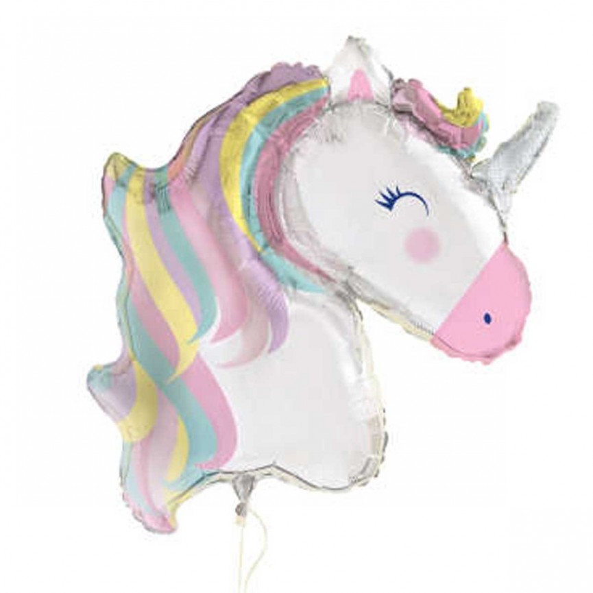 Unicorn Pastel Mylar Balloon