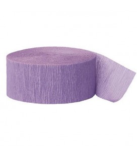 Lavender Crepe Streamer