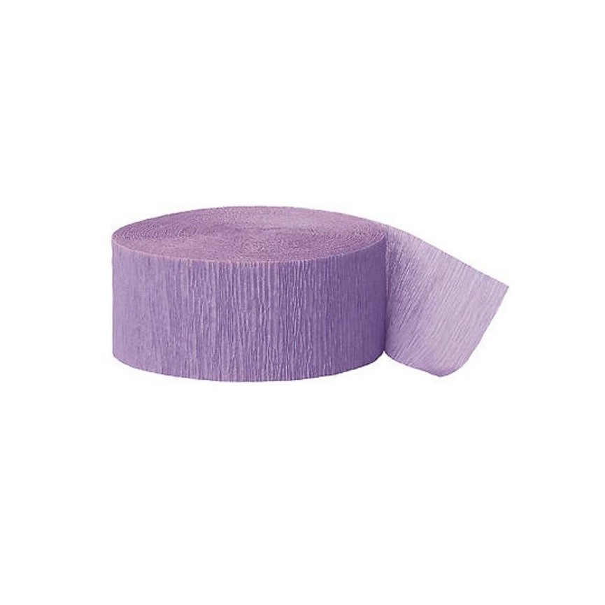Lavender Crepe Streamer