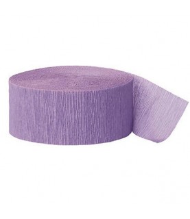 Lavender Crepe Streamer