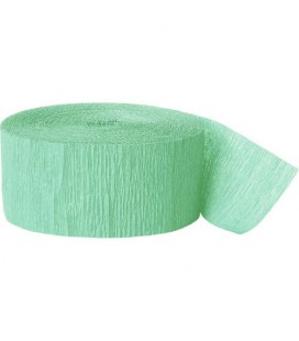 Mint Crepe Streamer