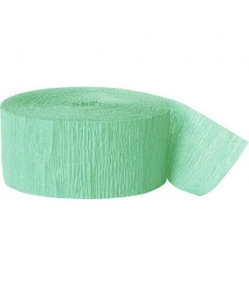 Mint Crepe Streamer