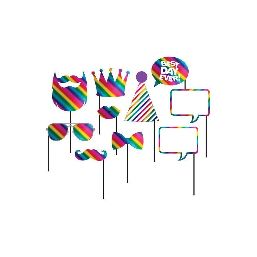 Metallic Rainbow Photo Booth