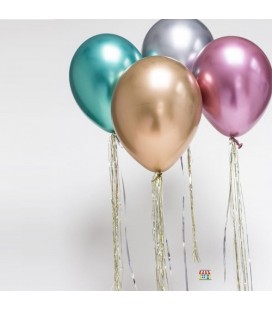 Silver Chrome Latex Balloon