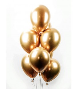 Silver Chrome Latex Balloon
