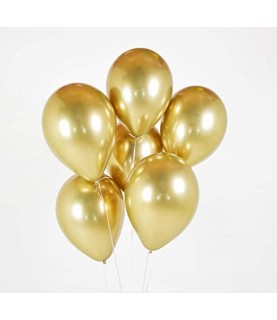 Silver Chrome Latex Balloon