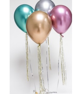 Silver Chrome Latex Balloon