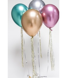 Ballon Latex Chromé Argent