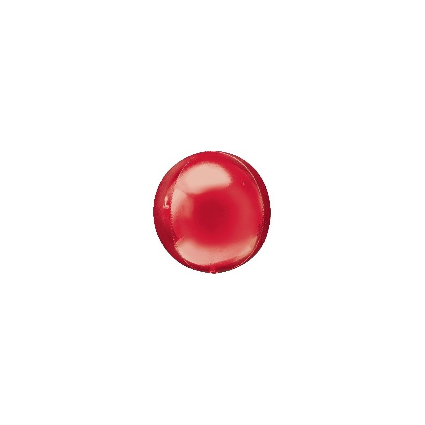 Silberner Orbz Folienluftballon Silberner Orbz Folienluftballon