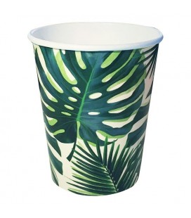 Gobelets Feuilles Tropicales de Palmier