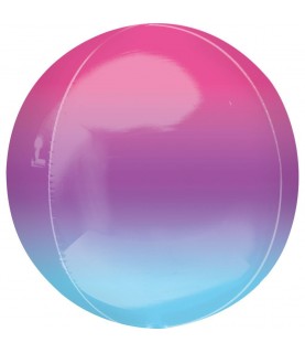 Silver Sphere Orbz Foil Balloon